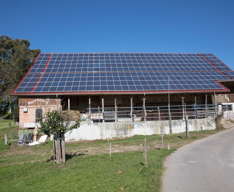 Photovoltaikanlage Scheune Meienberg Buttisholz | © Sigmatic AG