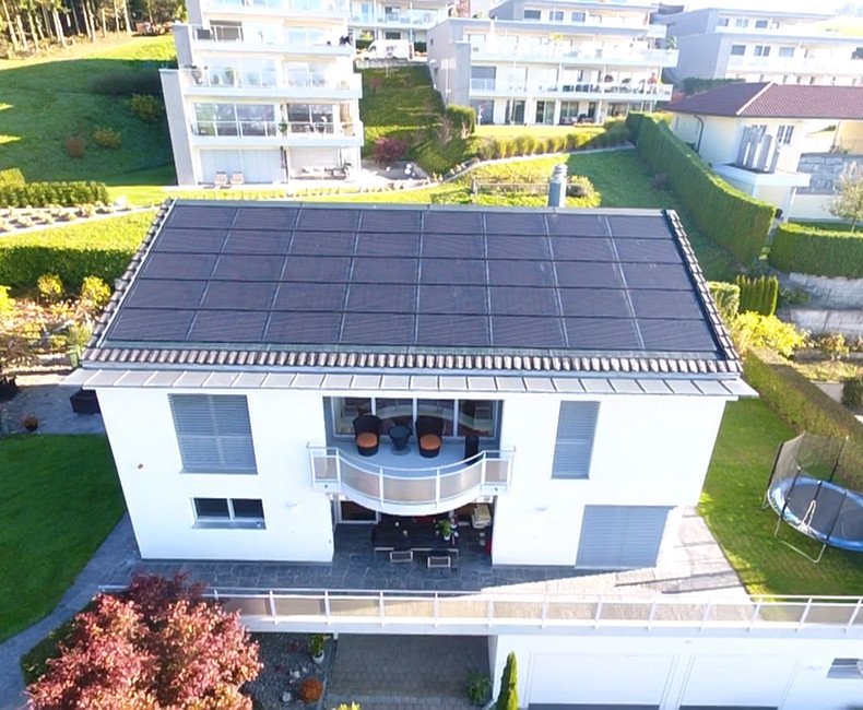 Photovoltaikanlage Stierli Schenkon | © Sigmatic AG